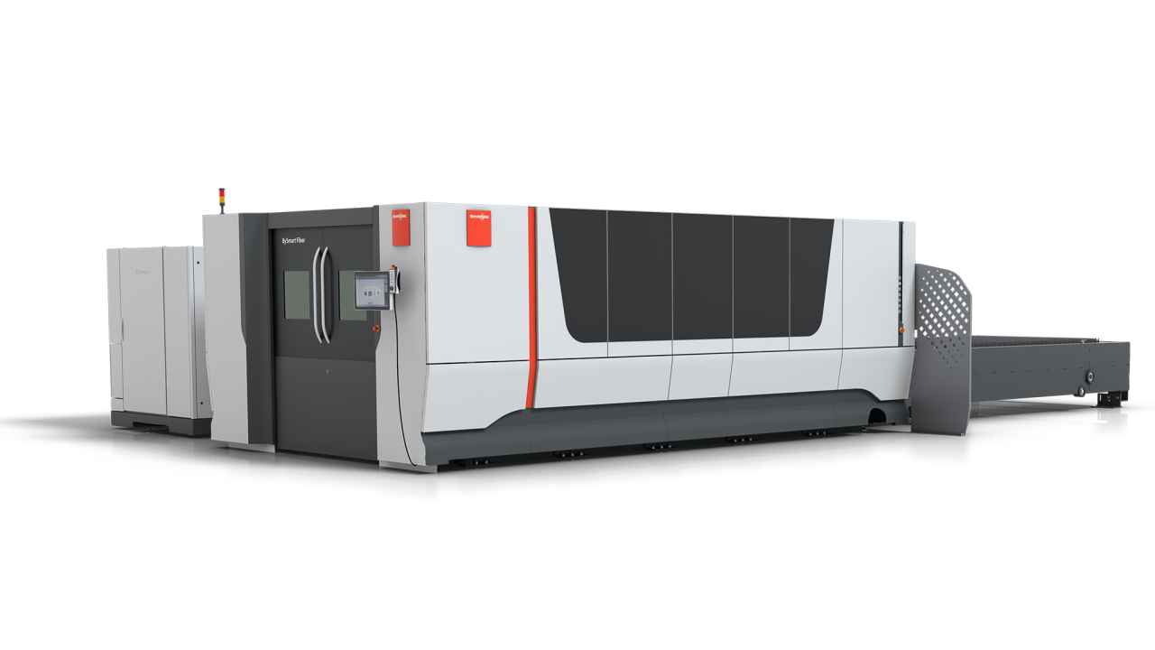 Vorderansicht des Laserschneider Metall BySmart Fiber