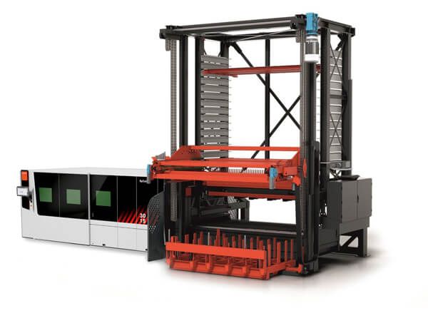 ByCut laser cutting machine with ByTower Compact Laser Automation