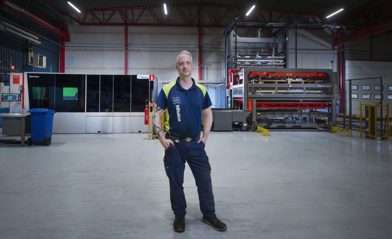 Markus with Laser machines and Automation