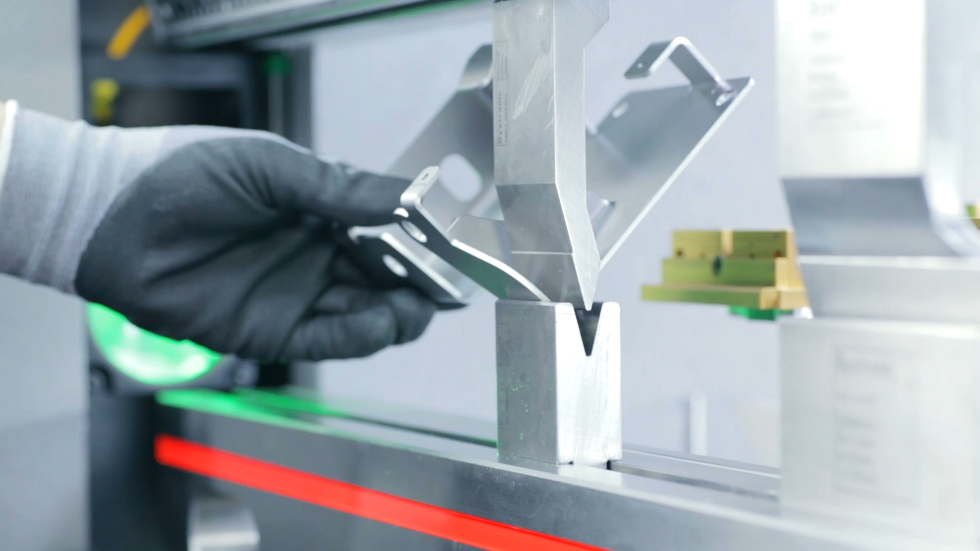 CNC bending machines precisely bending metal sheets