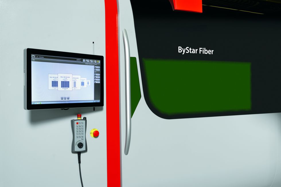 Touch screen of fiber laser cutting machine ByStar Fiber