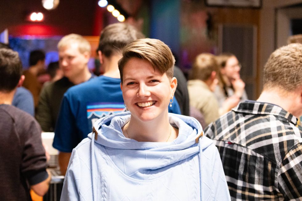 smiling young woman