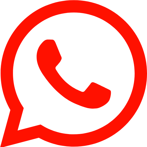 whatsapp icon red