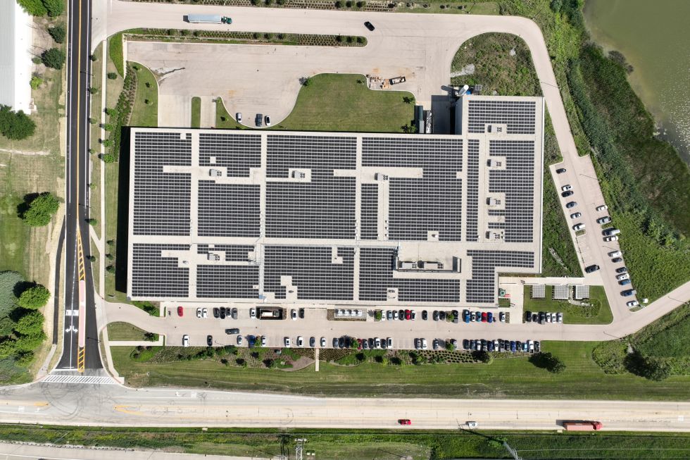 bystronic solar array top view