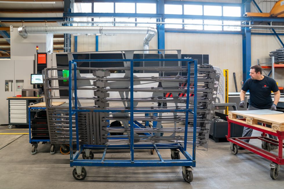 Die Produktionshalle von Roth & Effinger