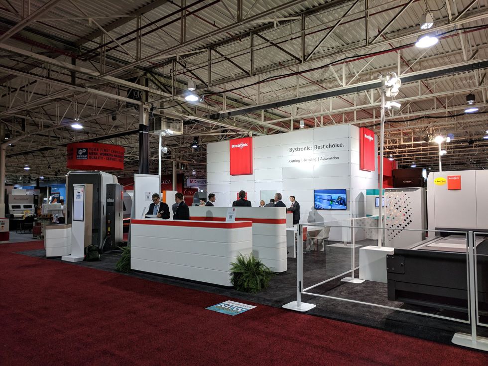 'Innovation Drives Success' was the theme at the Bystronic Canada booth during FABTECH Canada 2018.