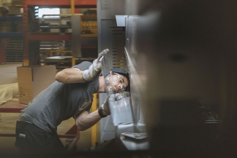 Les presses plieuses Bystronic garantissent une précision maximale.