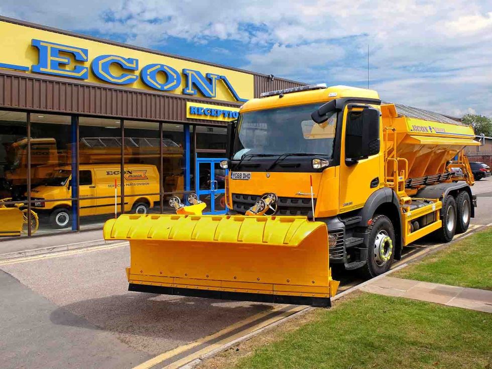 A finished Econ gritter ready for delivery.