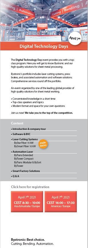 Digital Tech day 2021 schedule 