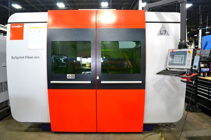 The BySprint Fiber machine’s cutting head technology and range of fiber laser power offerings produce cut quality and speeds that enable a range of materials and thicknesses to be fabricated at Kapco.

