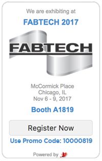 FABTECH 2017 Registration Link