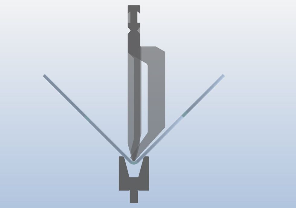 Figure 5
For many parts, the punch shape does not cause any bending restrictions.