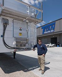 Chris Kloepfer, Titan Trailers' plant manager, says his concerns about buying a fiber laser disappeared when he saw the Bystronic fiber laser in action.